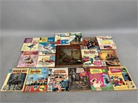 Vintage Comic Books & Swiss Family Robinson Book