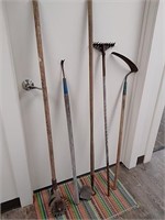 Group of 5 garden tools