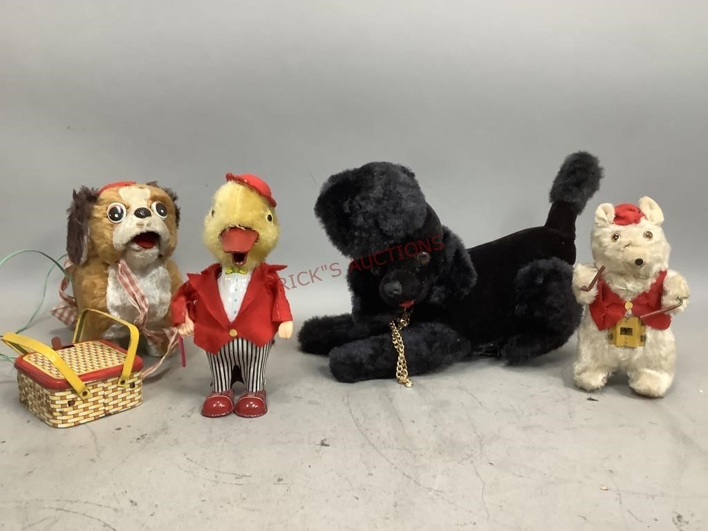 Vintage Animated Plush Like Toys