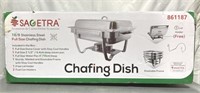 Sagetra Stainless Steel Full Size Chafing Dish