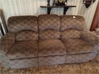 LA-Z-BOY reclining couch, 78" long