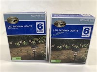 (2) Hampton Bay LED Pathway Lights (6 Pack)