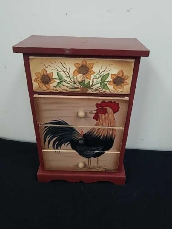 8x 4x 12 in decorative miniature dresser with