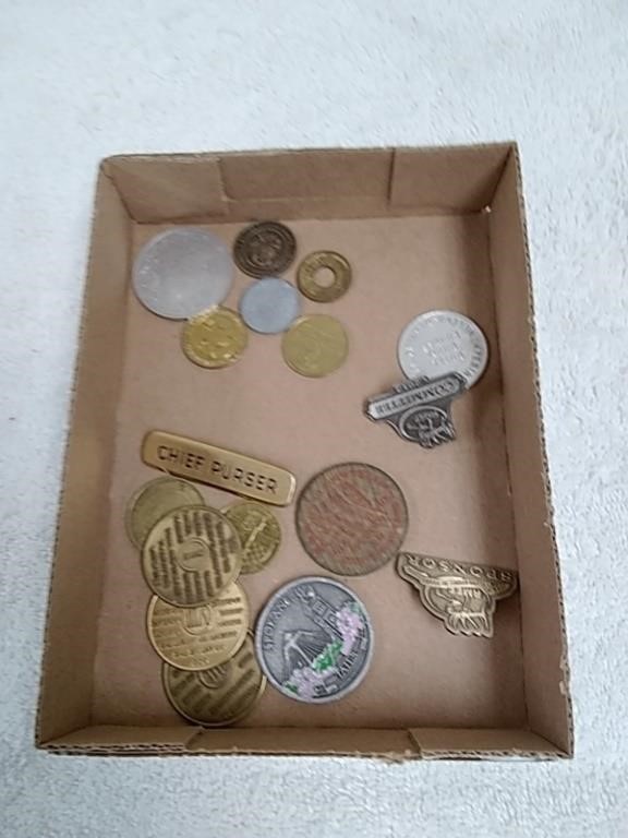 Group of souvenir coins