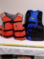 Group of life jackets