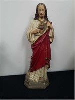 21-in vintage Jesus statue