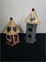 10 and 13-in bird houses