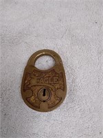 Vintage Eagle padlock no key