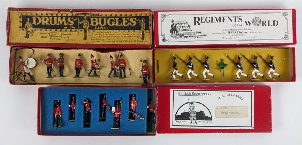 Britians Drums & Bugles + Regiments