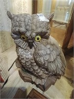 21" Ceramic Owl