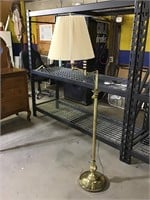Brass like floor lamp works approx 65” tall