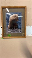 GRIZZLY BEAR PRINT SIGNED BY SHARON LONDON