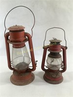 (2) Vintage Oil Lanterns