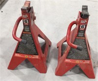 2 Big Red 6 ton jack stands w/ double lock