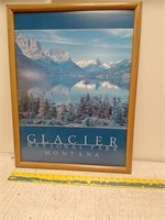 Framed glacier picture