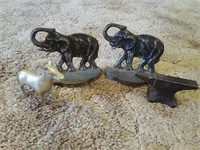 Heavy Metal Elephant Bookends & More