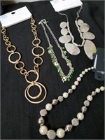 For super cute necklaces three are new one is a