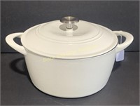 Cast Enamel 6.5 Qt. White Dutch Oven