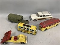 Vintage Children’s Cars, Busses, and More
