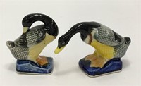 2 Chinese Duck Figures