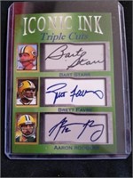 Iconic Inc triple Cuts Bart starr, Brett favre,