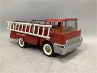 Structo Fire Department Metal Toy Truck