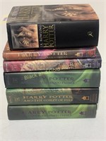 6 Hardback Harry Potter Books