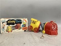 Slinky Train Pull Toy in Original Box