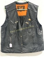 Adult 3X Milwaukee Leather Biker Vest
