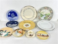 Lot of Assorted China Plates