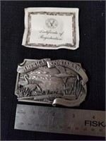The American Sportsman 1983 commemorative belt