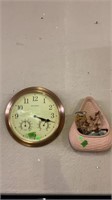 ACURITE CLOCK THERMOMETER BAROMETER & WALL PLAQUE