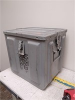 Ammunition box metal gray