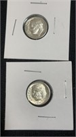 1949S and 1964D Silver Dimes