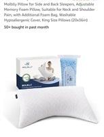 King Size Memory Foam Pillow w/ Extra Foam