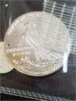 .999 fine silver .25 troy ounce