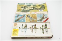 3 Airplane Models Revell Douglas A-20C Havoc,