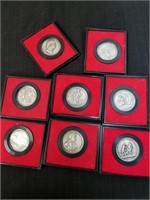 Eight different american metals