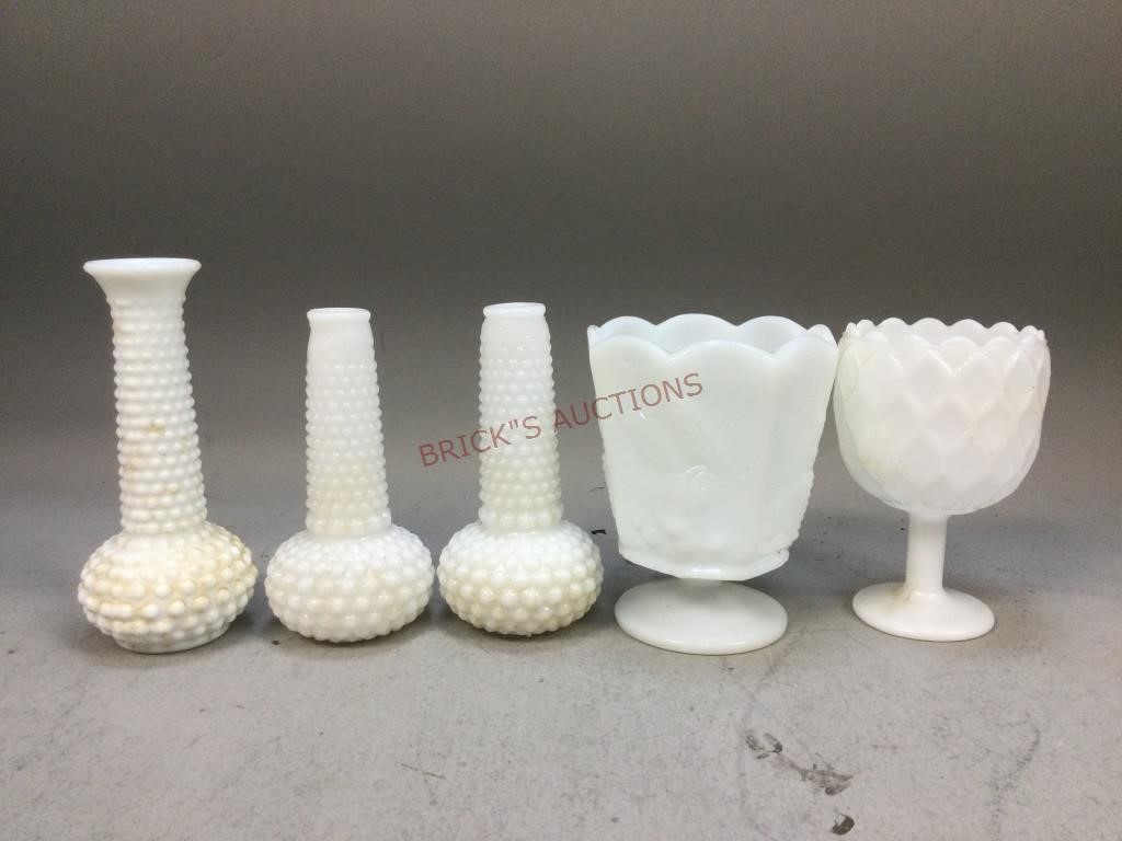 Milk White Flower Vases