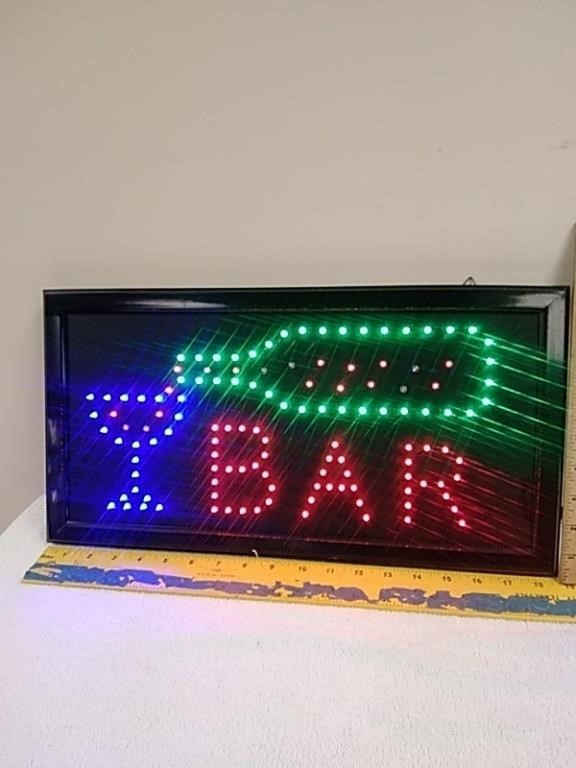 Lighted Bar sign