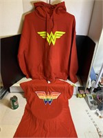 Wonder Woman Hoodie and  ,t-shirt  large