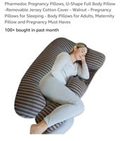 U-Shape Full Body Pillow -Removable Jersey Cotton