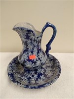 Decorative pitcher and Bowl