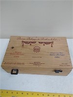Wood Wine gift box