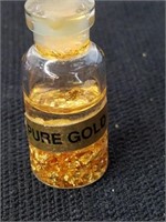 1.5 in vial of pure gold