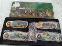 John Deere tractor knife collection