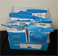 Ten new packages of phone cleaning wipes