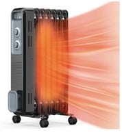 New Oil Filled Radiator Heater, 1200W Portable