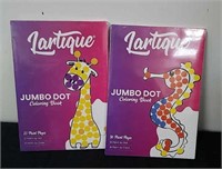 Two new jumbo dot coloring books has 36 paint