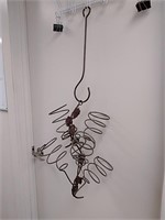 Hanging wine rack